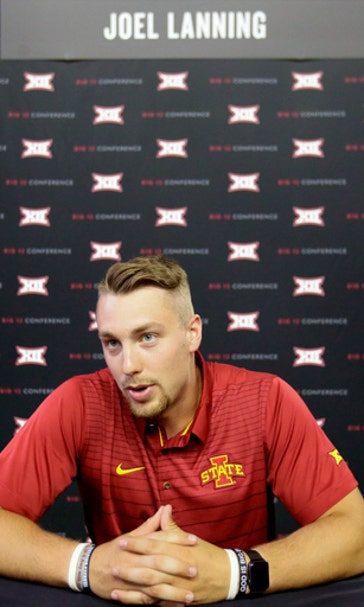 Iowa State's Lanning goes from playing QB to chasing them